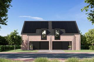 <p><span>Klassieke nieuwbouw, mooi en zeer goed gelegen in Mol - Achterbos.</span></p><p><span>Ontdek dit nieuwbouwproject op fietsafstand van het centrum van Mol, via nieuwe fietspaden. </span></p><p><span>Indeling en ruimte:</span></p><p><span>De woningen zijn ontworpen voor optimaal wooncomfort met een ruime en lichte woonkamer die naadloos overgaat in een open keuken. </span></p><p><span>De leefruimte geeft direct toegang tot de tuin, wat zorgt voor een open en luchtig gevoel.</span></p><p><span>Boven zijn er drie ruime slaapkamers. Ook vloerverwarming op de slaapkamers.</span></p><p><span>De zolderverdieping is bereikbaar via een uitklaptrap. </span></p><p><span>De moderne badkamer is uitgerust met zowel een ligbad als een douche, dubbele lavabo en toilet.</span></p><p><span>Met inpandige garage.</span></p><p><span>Een prachtige half open bebouwing van 440m². </span></p><p><span>De woning is voorzien van zonnepanelen, wat niet alleen bijdraagt aan een duurzame energievoorziening, maar ook zorgt voor een lagere energiekost.</span></p><p><span>Voor meer informatie, het lastenboek en de plannen kunt u terecht op ons kantoor of op onze website <span>www.vanheesimmo.be</span></span></p><p><span>Voor een afspraak kan u ons steeds bereiken op 475 811 815 of via <span>info@vanheesimmo.be</span></span></p><p><span>Lanceringsactie : gratis laminaat op eerste verdieping of gratis upgrade keuken !! </span></p>