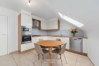 <p><span>Location<br />This</span><span>spacious apartment enjoys an excellent location in a small residence, within walking distance of schools, public transportation and the village center. <br />In addition, beautiful hiking trails and an extensive nature reserve are located nearby.<br /><br />Cute</span><span>and bright apartment with garage and 2 parking spaces<br /><br />On</span><span> the second floor of a well-kept, small residence is located this exceptionally spacious and bright apartment. <br />As soon as you enter, you will notice the abundant light thanks to the large windows in the living space.<br />The generous living space seamlessly connects to the open kitchen and provides access to a sunny southwest facing terrace through a sliding window.<br />The double glass door to the entrance hall reinforces the open and airy character of the apartment.<br />Further, the apartment features two particularly spacious bedrooms, one of which provides direct access to a large and quiet terrace at the rear. <br />In addition, there is a practical storage room with pour-out tray.<br />Additional storage space can be found in the private basement storage room (No. 3). <br />In addition, you have a garage box and two private car parking spaces.<br />The apartment has always been excellently maintained.<br />NewLine#Extra<br />/ new burner installed in 2025<br />/ a favorable EPC<br />/ compliant electrical installation<br />NewLine#True<br />/ spacious, bright and quiet<br />/ fine terraces<br />/ garage and car parking spaces<br />/ prime location<br />NewLine<br /></span></p><p><span> </span></p>