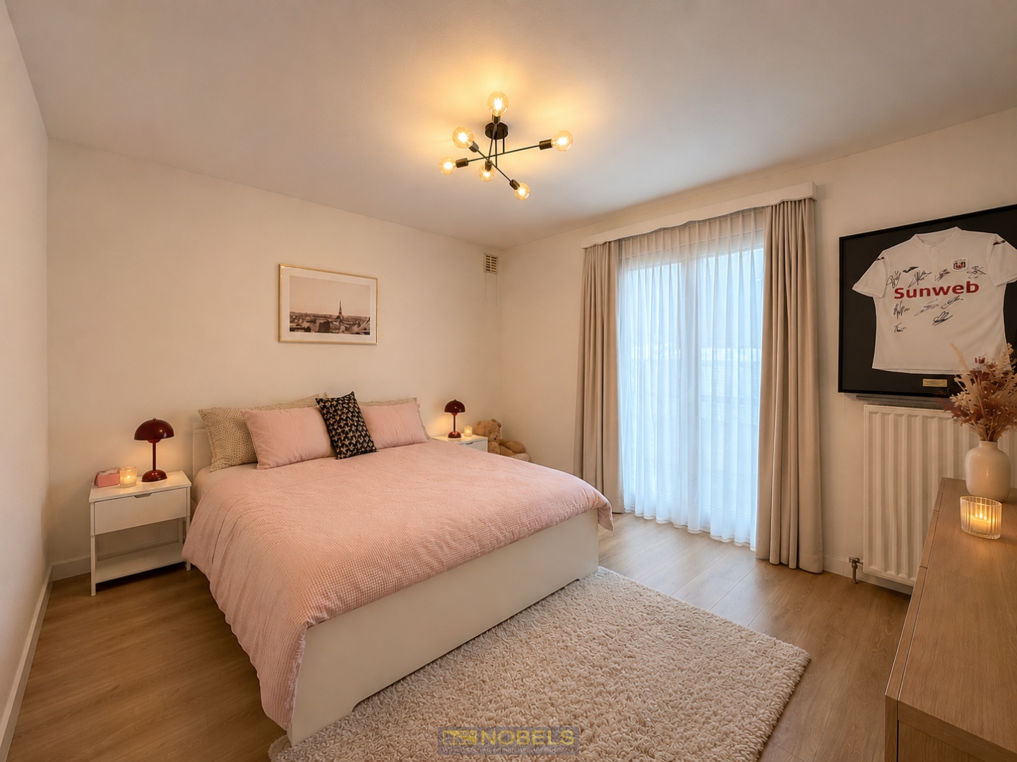 Te huur, gezellig instapklaar appartement met 2 slaapkamers, garagebox en terras te Ename (Oudenaarde) - foto 5