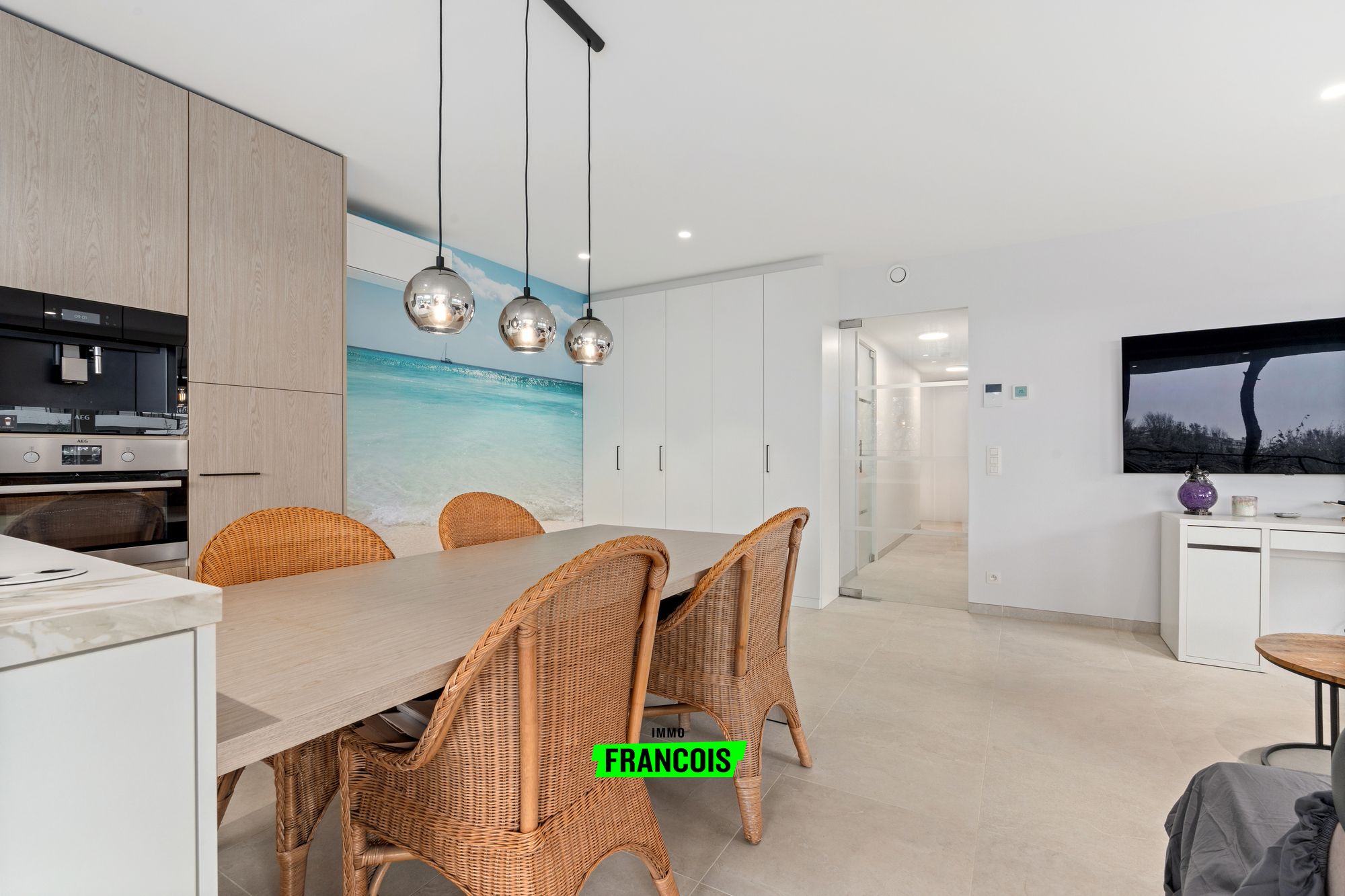 Schitterend twee slaapkamer appartement met ruime terrassen en zicht op de golf te Oostende - foto 5
