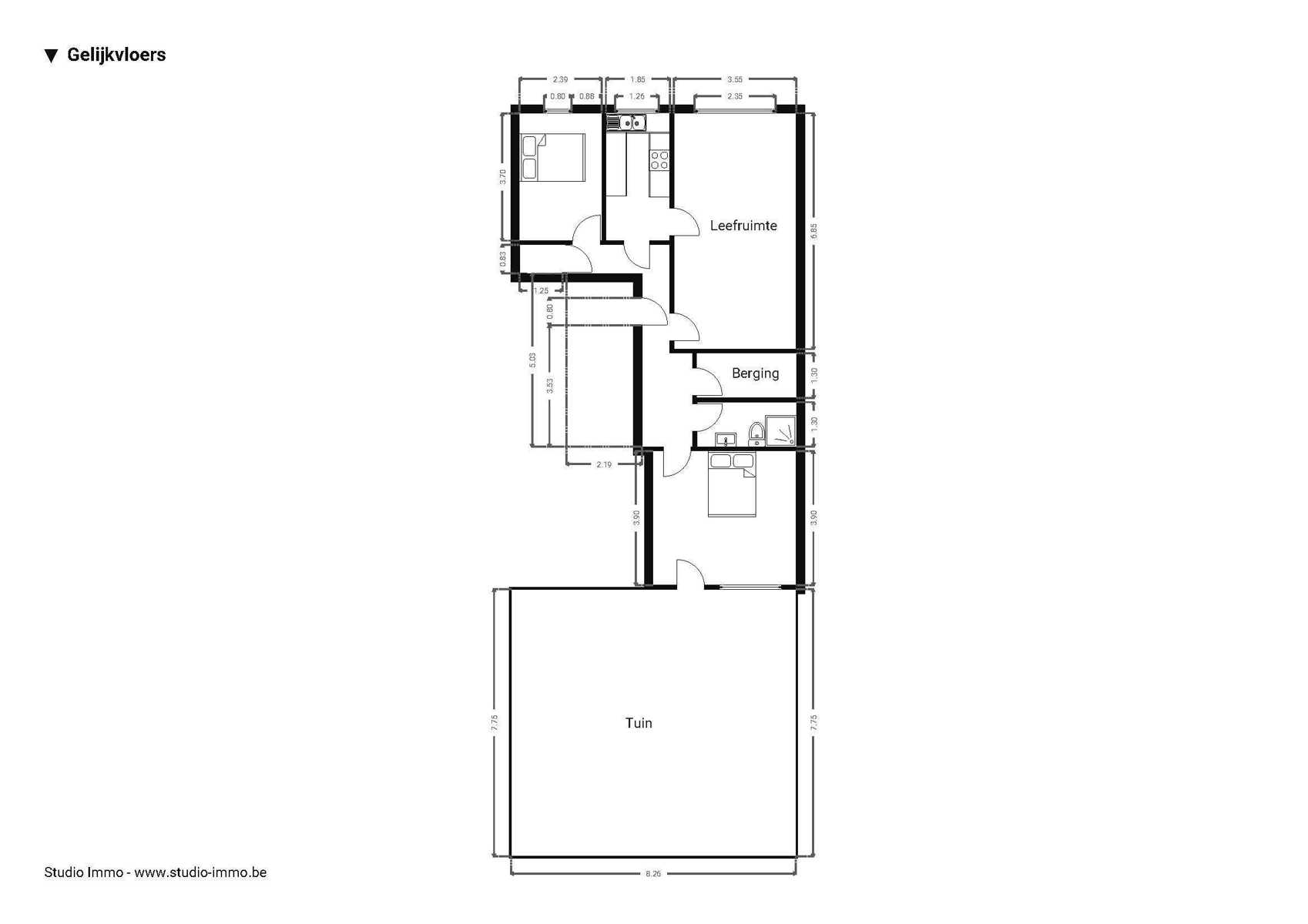 TE RENOVEREN OPBRENGSTEIGENDOM VAN 7 APPARTEMENTEN - foto 4