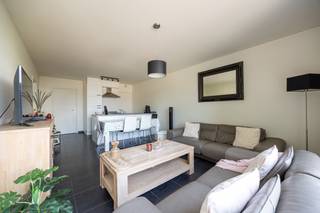 Appartement van 61m² met o.a. 2 slaapkamers, staanplaats en terras nabij het centrum van Turnhout. EPC B (108 kWh/m²), elektriciteit conform.Ligging:...