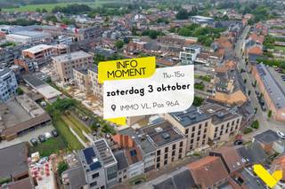 <strong>INFO MOMENT NIEUWBOUW - Kom op zaterdag 3 oktober langs op ons kantoor en ontdek alle nieuwbouw in Geel en Westerlo.</strong><br /><strong>Welkom zonder afspraak tussen 11u en 15u in Geel, Pas 96A. <br /><br /></strong>Ontdek <strong>Residentie Moulart</strong>, een uniek nieuwbouwproject bestaande uit 77 eigentijdse appartementen en 4 commerciële ruimtes verspreid over 5 verschillende gebouwen. <br /><br />De appartementen zijn ontworpen met oog voor de toekomst. Dankzij energie neutrale technieken (BEN20) woont u duurzaam en comfortabel. Denk aan vloerverwarming, een privatieve warmtepomp aangedreven door zonnepanelen en hoogwaardige isolatie doorheen het hele gebouw. Elk appartement biedt een open leefruimte,1, 2 of 3 slaapkamers, badkamer met apart toilet een bergruimte en een ruim terras waar u kunt genieten van de buitenlucht.<br /><strong>INFO MOMENT</strong>: elke woensdag tussen 16u en 18u, welkom zonder afspraak op ons kantoor, Geel Pas 96A.<br />Past woensdag niet voor u? Maak dan gerust een afspraak voor een ander moment. <br /><br /><strong>Troeven:</strong><br />- E-peil 20 of lager<br />- Privatieve zonnepanelen<br />- Lucht-water warmtepomp (vloerverwarming & koeling)<br />- Ventilatiesysteem type D <br />- Hoogwaardige isolatie <br />- Eerste vijf jaar vrijgesteld van kadastraal inkomen<br />- 6% btw mogelijk<br />- Ondergrondse staanplaatsen voor auto en fiets <br />- Privatieve kelderberging<br />- Afwerking op maat<br /><br />Gelegen op slechts 250 meter van de markt van Geel, heeft u alles wat u nodig heeft binnen handbereik – winkels, restaurants, openbaar vervoer, scholen en meer.<br /><br />De geadverteerde prijs is exclusief: 21% btw, staanplaats, kelderberging, fietsenstalling, aansluitingskosten, notariskosten en registratierechten op het grondaandeel. Via deze LINK kan u meer informatie terugvinden over de totaalprijzen en het voordeeltarief van 6%.<br /><br />Wenst u meer informatie of een persoonlijk gesprek? Neem dan contact op via info@immovl.be of bel ons op 014 58 02 08.