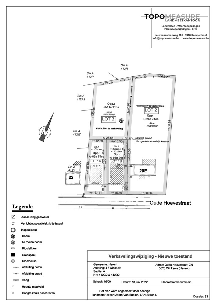 Rustig gelegen bouwgrond van 18a11ca in een groene omgeving te Herent - foto 4