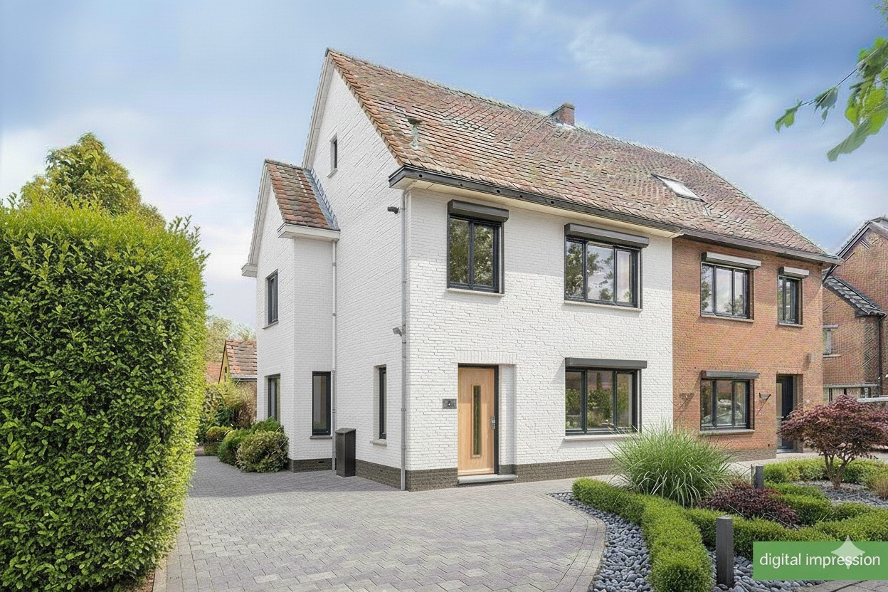 OP TE FRISSEN HALF VRIJSTAANDE WONING OP 7A87CA STADSRAND HASSELT. - foto 2