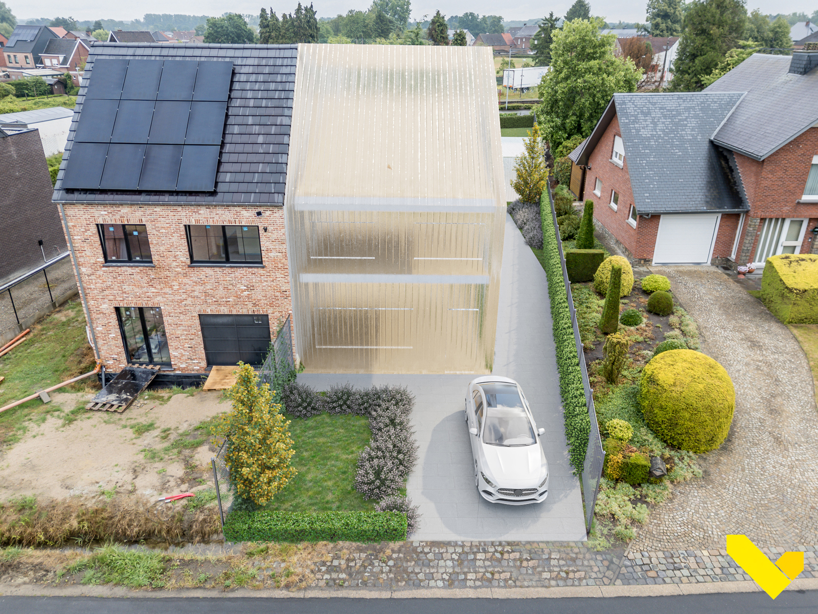 Prachtige bouwgrond voor half open bebouwing. - foto 1