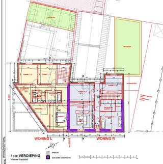 Bouwgrond van +/-325 m² voor halfopen bebouwing met garage – omgevingsvergunning 2025 – HerfelingenDeze rechter bouwgrond van ongeveer 325 m² is...