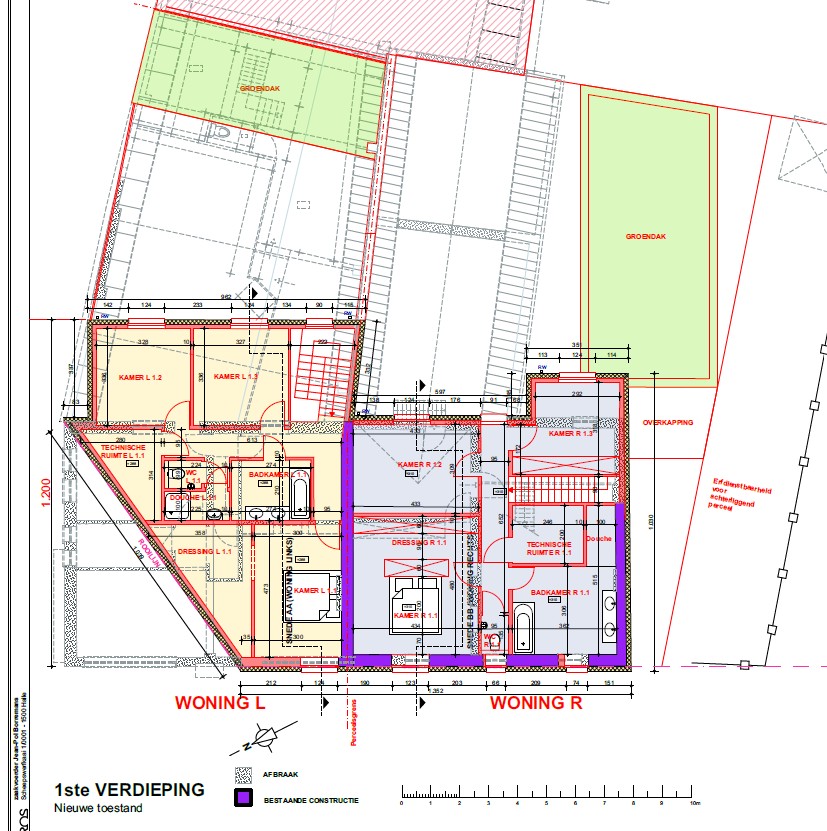 Bouwgrond van +/-325 m² voor halfopen bebouwing - foto 3
