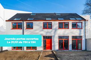 Achterhuis met 2 slaapkamers en zolderruimte – SchaarbeekAchteraan een klein, modern appartementsgebouw met 4 eenheden, vindt u dit gezellige...