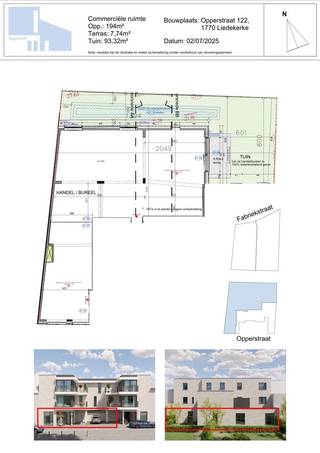 Commercieel gelijkvloers met voldoende visibiliteit geschikt voor zowel handelsdoeleinden als kantoor, gelegen in de RESIDENTIE OPPERHOF. Een nieuwbouwproject in hedendaagse architectuur, gelegen in het centrum van Liedekerke, in de onmiddellijke omgeving van winkels, scholen en bushaltes en treinstation. Het project, bestaande uit 3 bouwlagen, omvat 1 handelsruimte en 5 appartementen van 1 tot 3 slaapkamers. Vooraan het gebouw bevinden zich 3 autostaanplaatsen, afzonderlijk te koop. Bij dit project gaan kwaliteit, ENERGIEZUINIGHEID en functionaliteit hand in hand. De ruimte wordt casco opgeleverd en desgevallend afgewerkt naar wens. Bij interesse vraag vrijblijvend het lastenboek via affligem@immoaccenta.be. 