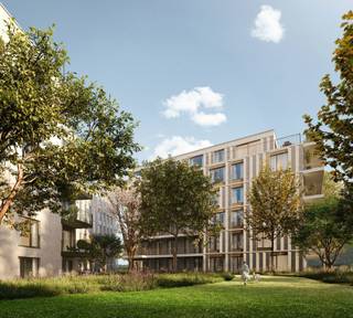 <span><strong>UCCLE</strong></span> - This 2-bedroom apartment in the Utopia project offers the perfect balance between space, comfort and functionality.<br />The bright living area with open-plan kitchen creates a welcoming space, ideal for everyday living. The two well-proportioned bedrooms allow for a flexible layout, whether for a family, a home office or a guest room.<br />The carefully selected finishes and technical features ensure an excellent level of comfort, both thermal and acoustic: efficient heating system, controlled ventilation and quality finishes guarantee high energy performance and controlled costs.<br />Ideally located and eligible for our Landlord Pack, an exclusive offer dedicated to investors, this property represents an opportunity not to be missed.<br />Sold subject to registration duties on the land and VAT on the construction. Surface areas and visuals are provided for indicative purposes only. Contact us for more information.