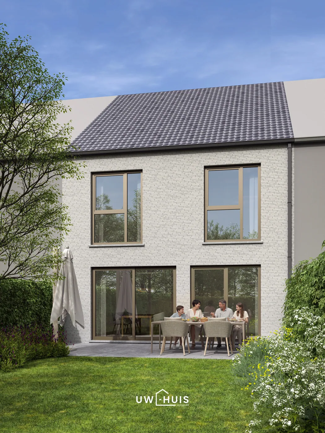 NIEUWBOUWPROJECT IN HARTJE TIELRODE MET E PEIL MAX 30 - foto 2