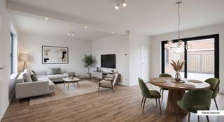 <p>Interesse in dit pand? Neem voor bijkomende informatie of het maken van een afspraak rechtstreeks contact op met Copandi via <strong>015 79 05 83</strong>.<br /></p><p>Op een centrale, maar bijzonder rustige ligging bevindt zich deze stijlvolle gezinswoning die in <strong>2026</strong> volledig werd gerenoveerd met oog voor kwaliteit, comfort en energiezuinigheid. Een woning waar hoogwaardige materialen, een doordachte indeling en hedendaagse technieken samenkomen tot een instapklare thuis.</p><p> </p><p>Met een <strong>bewoonbare oppervlakte van 168 m²</strong> op een <strong>onderhoudsvriendelijk perceel van 262 m²</strong> biedt deze woning alle ruimte om comfortabel te wonen, werken en genieten.<br /></p><p>Bij het betreden van de woning komt u terecht in een verzorgde inkomhal met gastentoilet. Van hieruit bereikt u de ruime leefruimte met open keuken, waar licht en ruimte centraal staan. Dankzij de twee grote schuiframen vloeien de woonkamer, het terras en de tuin naadloos in elkaar over, waardoor u het hele jaar door geniet van een aangename woonbeleving en een maximale lichtinval.</p><p>Daarnaast beschikt het gelijkvloers over een praktische berging en een afzonderlijke bureauruimte, ideaal voor wie regelmatig van thuis uit werkt of extra polyvalente ruimte wenst.<br /></p><p>Op de verdieping bevinden zich drie ruime slaapkamers, een stijlvolle badkamer en een comfortabele master bedroom met een eigen douchekamer. Een praktische indeling die perfect inspeelt op de noden van het moderne gezinsleven.</p><p> </p><p>Ook op technisch vlak laat deze woning niets te wensen over. De combinatie van <strong>vloerverwarming en vloerkoeling</strong>, zorgt voor een aangenaam binnenklimaat en een energiezuinige woonervaring. Bovendien is de woning <strong>asbestvrij</strong> en beschikt ze over een <strong>conforme elektrische installatie</strong>, zodat u zorgeloos kunt verhuizen.</p><p>Voor de woning is er bovendien voldoende parkeergelegenheid voor <strong>2 tot 3 wagens</strong> op eigen terrein.<br /> </p><p>Bent u op zoek naar een instapklare woning waar comfort, kwaliteit en duurzaamheid hand in hand gaan? Dan nodigen wij u graag uit om deze unieke woning zelf te ontdekken.</p><p> </p><p>✅ Gerenoveerd en instapklaar<br />✅ 4 volwaardige slaapkamers<br />✅ 2 badkamers, waaronder een ensuite douchekamer bij de master bedroom<br />✅ Ruime leefruimte met open keuken<br />✅ Afzonderlijke bureauruimte<br />✅ Vloerverwarming én vloerkoeling<br />✅ Conforme elektrische installatie<br />✅ Asbestvrij<br />✅ Parkeergelegenheid voor 2 tot 3 wagens<br />✅ Centrale en tegelijk bijzonder rustige ligging</p>