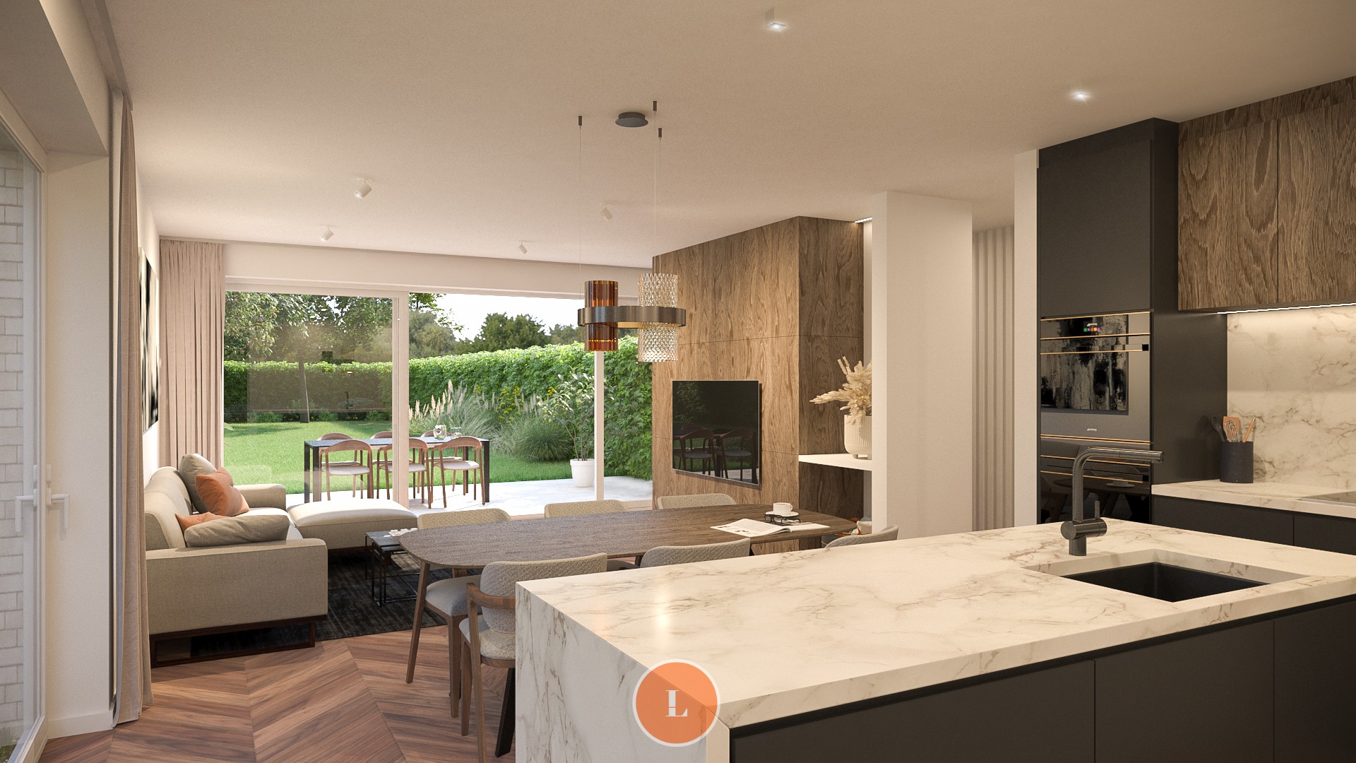 Halfopen nieuwbouwwoning, op een perceel van 310 m² - foto 4