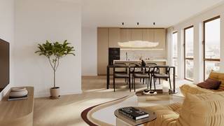 2 slaapkamer penthouse (03.02) voor een prijs van €557.900.<br /><br />Op een unieke locatie in Kortrijk, op wandelafstand van het station, het levendige stadscentrum, het Koning Albertpark én de groene Leieboorden bevindt zich Residentie Alpha – een stijlvolle, kleinschalige nieuwbouwrealisatie met 11 appartementen.<br /><br />Ruime penthouse met een bewoonbaar oppervlakte van ca. 124,5 m² en voorzien van moderne en energiezuinige technieken zoals vloerverwarming, warmtepomp, zonnepanelen en geavanceerd ventilatiesysteem D.<br /><br />Indeling als volgt: inkomhal met gastentoilet en vestiaire, lichtrijke woonkamer met zit- en eethoek, open geïnstalleerde keuken met toegang tot berging/wasplaats en zeer ruim terras van ca. 41,5 m². Het nachtgedeelte bestaat uit: nachthal, afzonderlijk toilet, 2 slaapkamers waarvan 1 met dressing en badkamer met dubbele wastafel, ligbad en inloopdouche.<br /><br />Mogelijk tot aankoop aan 6% Btw-tarief onder voorwaarden.<br /><br />Meer informatie of onze projectfolder ontvangen?<br />https://alphakortrijk.panorama.immo<br /><br />Interesse? Contacteer Sebastien op het nummer 0477 09 09 09.