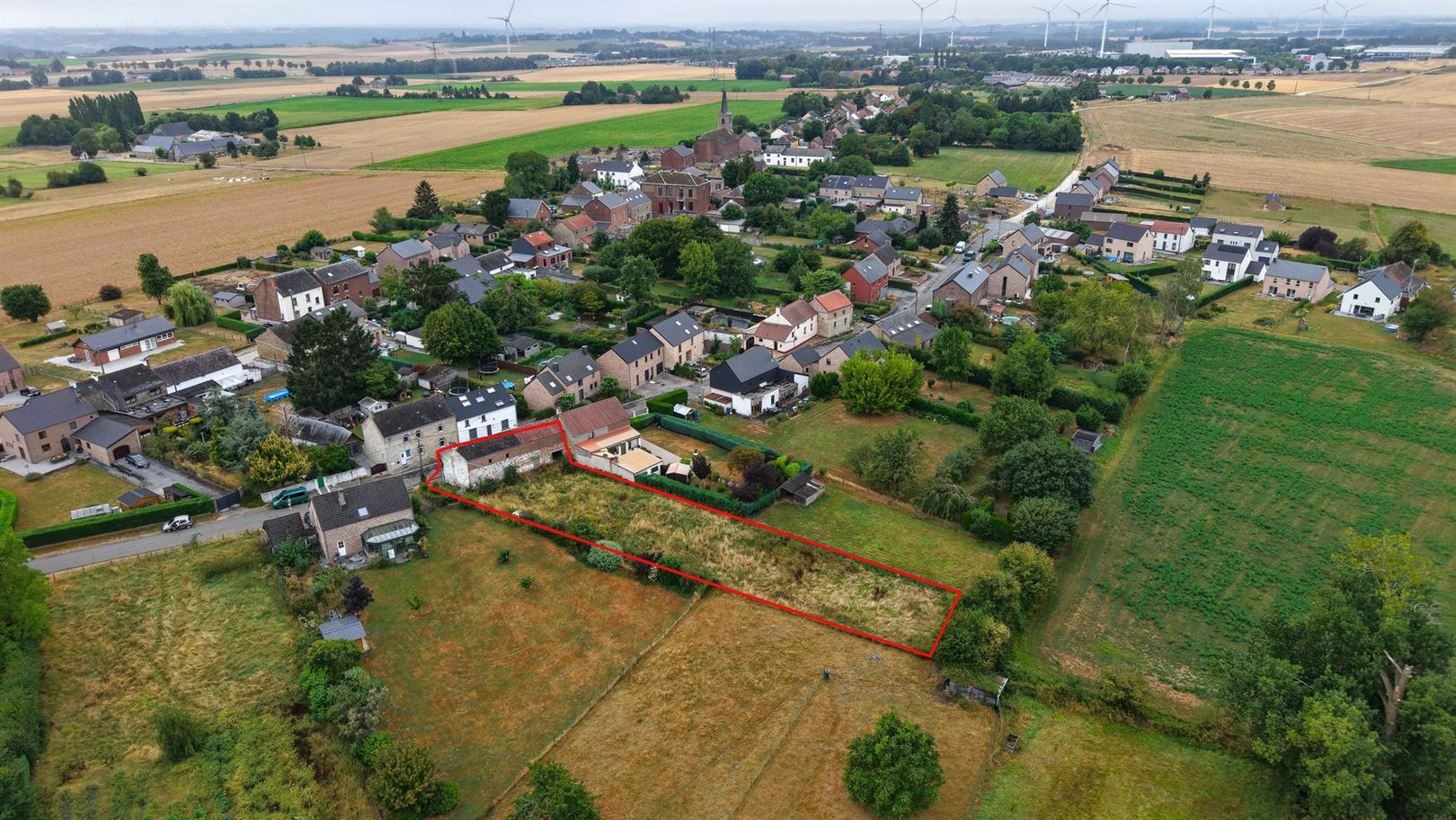 Voorontwerp met bouwvergunning (2022) voor twee woningen in Les Isnes - foto 4