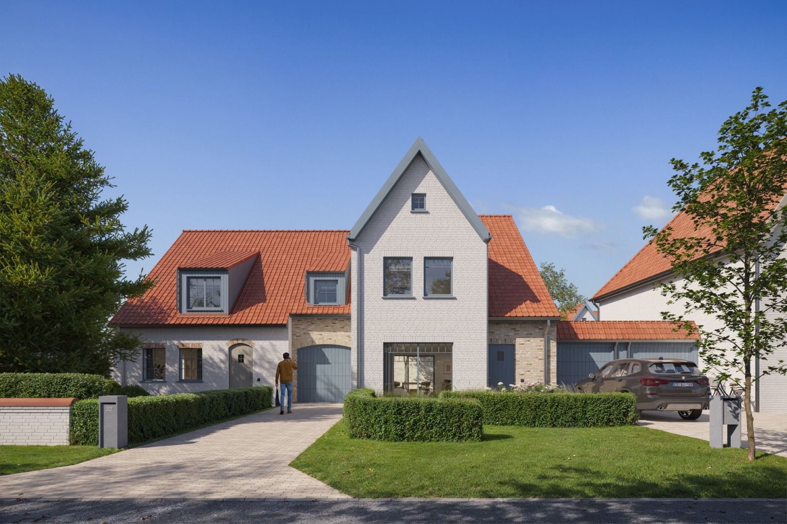 Halfopen bebouwing met 4 slpk en ZW-tuin - photo 3