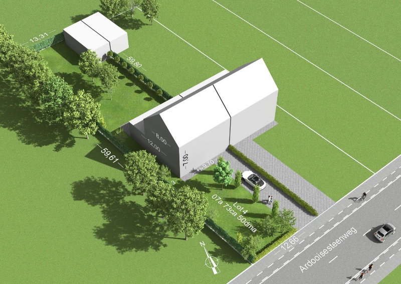 Mooi perceel bouwgrond van 774m² en landelijk zicht - foto 2