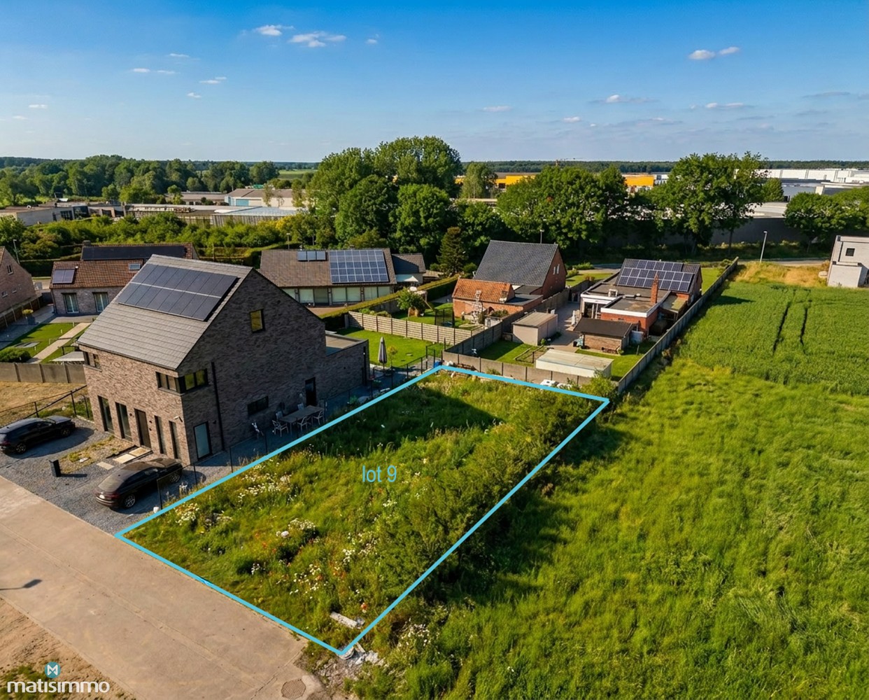 RUSTIG GELEGEN BOUWGROND VOOR OPEN BEBOUWING MET ZUIDWESTGEORIËNTEERDE TUIN TE OUDSBERGEN - foto 2