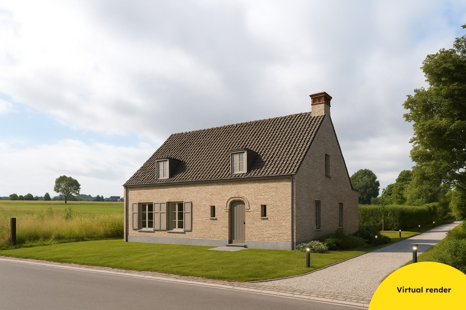 Bouw uw droomwoning in deze landelijke omgeving! - foto 1