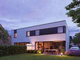Geniet van het btw tarief van 6%*. Deze moderne nieuw te bouwen woning maakt deel uit van een nieuwe verkaveling van 26 woningen langs de Lendeleedsestraat in Izegem (Burgemeester Gerda Myllestraat). De verkaveling is een plezier voor zowel jong als oud. Enerzijds is de verkaveling vrij landelijke gelegen en wordt er binnen de verkaveling een groene zone voorzien, anderzijds is de verkaveling gelegen op fietsafstand van het centrum van Izegem. Deze straat is bijzonder rustig en doodlopend.<br /><br />De woning met een perfecte zuidelijke oriëntatie heeft een ruime leefruimte met aansluitend een open keuken. De achtergevel van de woning is volledig in glas waardoor het bijzonder lichtrijk is in de woning. Naast de keuken wordt een ruime berging voorzien. Op de eerste verdieping zijn er 3 ruime slaapkamers, de masterbedroom beschikt eveneens over een aansluitende dressingruimte. Verder vinden we hier de badkamer (met inloopdouche, bad en dubbel lavabo) en een afzonderlijk toilet.<br />Deze nieuw te bouwen woning wordt volledig afgewerkt met kwalitatieve materialen zoals o.a. maatkeuken inclusief toestellen met een natuurstenen werkblad, vloerverwarming op het gelijkvloers en de eerste verdieping aangestuurd door middel van een warmtepomp (water/lucht), laminaat in de slaapkamers, zonnepanelen, oprit, terrassen, eiken trap, regenwaterpomp in de put … De keuzes voor de afwerking zijn volledig naar smaak van de koper.<br />Interieurfoto’s zijn als voorbeeld van een gelijk(w)aardige woning. <br />Ontdek deze nieuwbouwwoning in Izegem<br />Grondoppervlakte: 300 m² / E-peil : 20 / Prijzen excl. btw en registratiebelastingen<br />*BTW 6% onder voorwaarden<br />Voor meer informatie, contacteer BOUW BOSSU op het nummer 0496 101 201 - www.bouwbossu.be