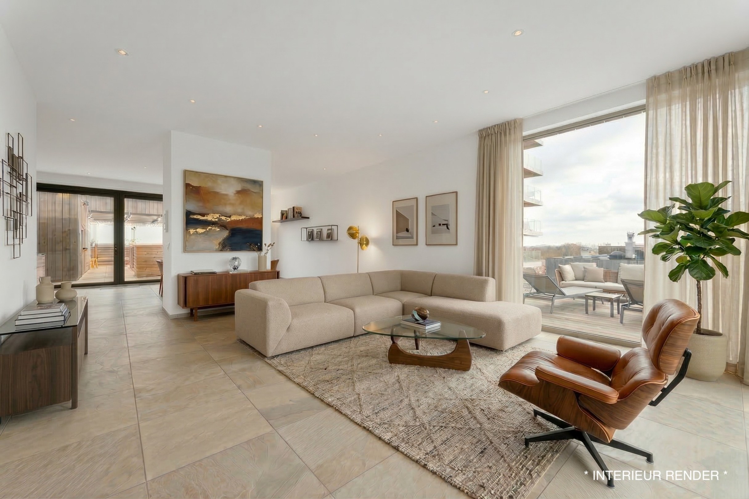 Luxueus penthouse van 204 m² met uitzonderlijke terrassen en panoramisch zicht in Hasselt - foto 1