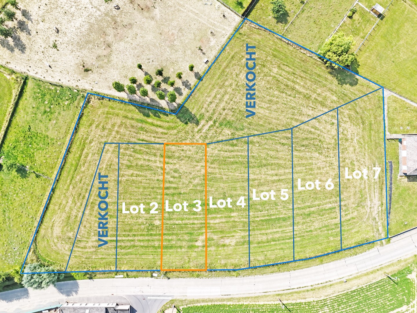 Bouwgrond voor open bebouwing op +/- 8 are te Zottegem - foto 3