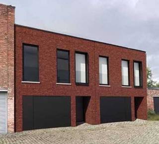 Te koop - STUK GROND VOOR PROJECT NIEUWBOUW MET REEDS VERLEENDE BOUWVERGUNNING voor het bouwen (aan 6% BTW) van één of twee eengezinswoning(en)...