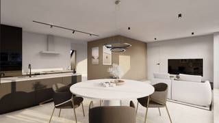 Immo3000 presenteert met trots Ganzendries8, een exclusief nieuwbouwproject op een toplocatie aan de Ganzendries in Pellenberg. Dit project omvat slechts 5 hoogwaardige units en combineert ruimtelijkheid en luxueus wonen in het groene hart van Lubbeek. Gelegen op een steenworp van Leuven en Tienen, biedt deze locatie een uitstekende bereikbaarheid via alle invalswegen. U heeft nog keuze mbt de keuken, vloeren en sanitair. Oplevering bij akte!<br /><br />Het gebouw omvat:<br /> 2 duplexappartementen met 3 slaapkamers (136 m² en 144 m²)<br /> 2 appartementen met 1 slaapkamer (mogelijkheid tot 2 slaapkamers, 88 m²) (1 reeds verkocht!)<br /> 1 royaal penthouse met 3 slaapkamers (175 m²)<br /><br />De residentie biedt tal van troeven:<br /> Energiezuinige lucht-water warmtepomp (E-peil ≤ 30)<br /> Combinatie aluminium-houten ramen voor optimale isolatie<br /> Ruime westgeoriënteerde terrassen, ideaal om te genieten van de zon<br /> Moderne lift en grote parkeerkelder (prijs: € 25.000, mogelijkheid tot laadpaal)<br /> Individuele bergingen en hoogwaardige buitenaanleg<br /><br />Laat u verrassen door de stijl en kwaliteit van dit unieke project.<br /><br />Interesse? Neem contact op via 016 60 3000 of mail naar info@immo3000.be en plan uw werfbezoek ter plaatse!