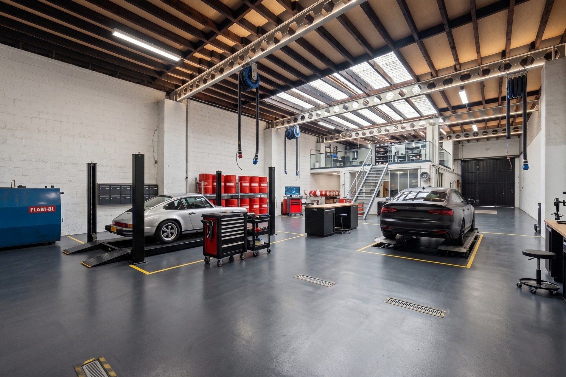 Ruime gezinswoning met multifunctionele loods op commerciële toplocatie - foto 4