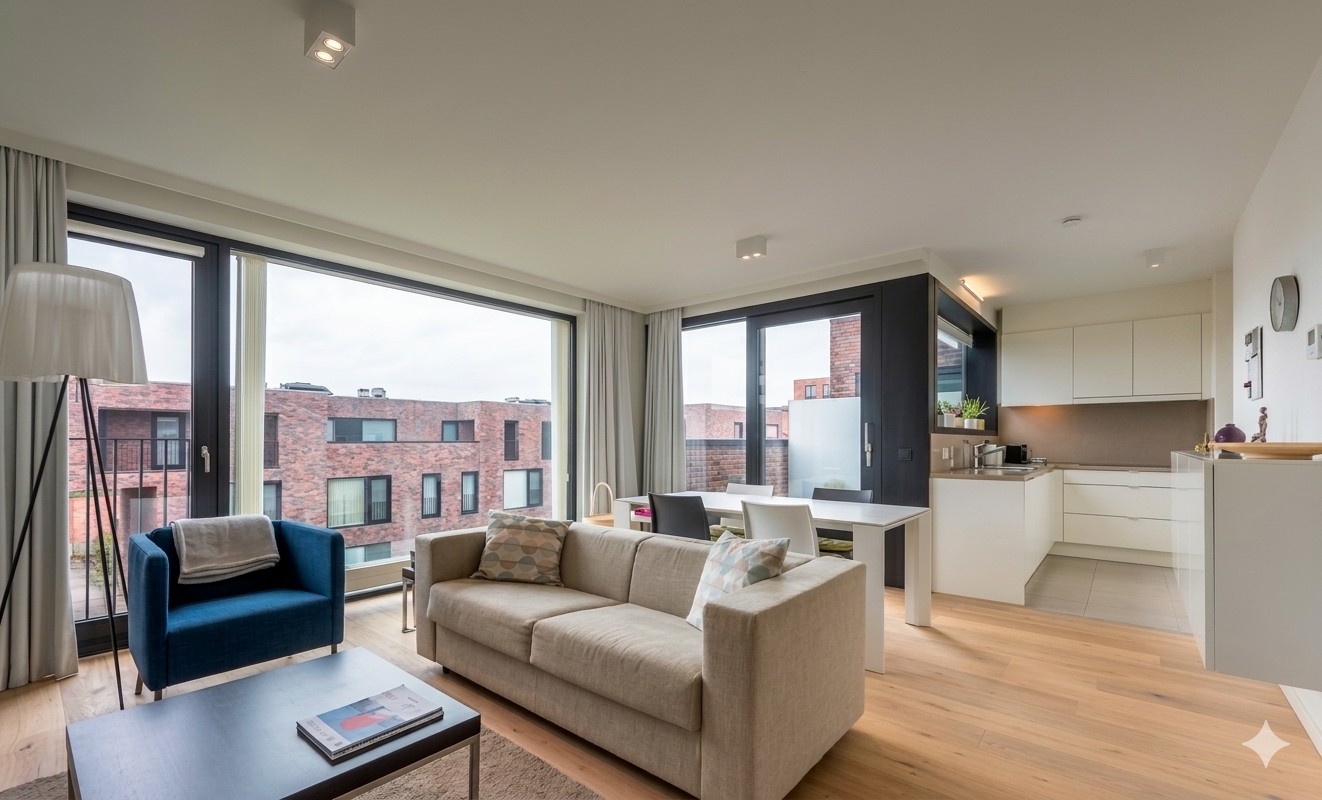 Instapklaar 1-slaapkamerappartement met terras - foto 3