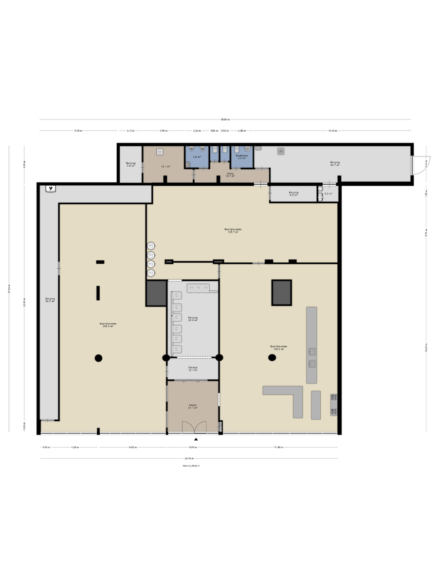 Commerciële toplocatie – baanwinkel ca. 760 m² in Oostende - foto 4