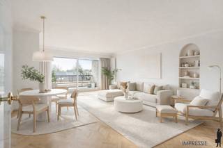 Verrassend ruim appartement met 2 grote slaapkamers, 2 terrassen en ondergrondse staanplaatsHet appartement is gelegen op de Boniverlei, op de grens...