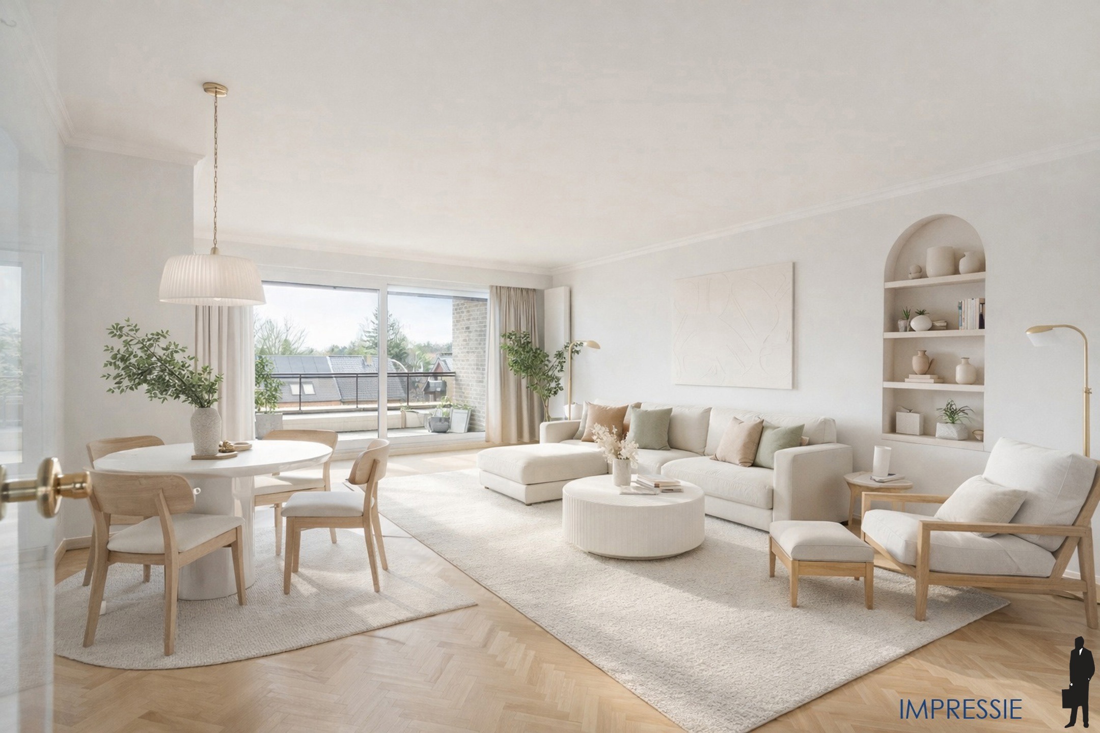 Ruim appartement met 2 slpks, 2 terrassen en staanplaats - foto 2