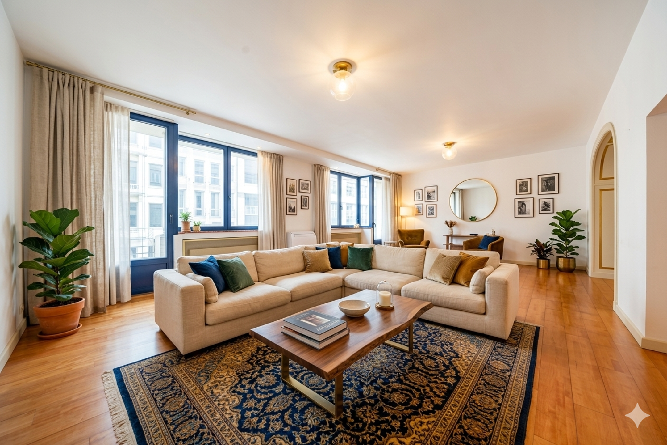 Prachtig Art Deco Appartement te Ontdekken (2SK &amp; 1 Bureau) - foto 3