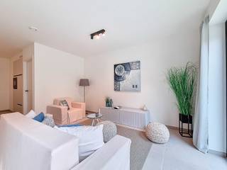 Instapklaar gelijkvloers appartement met 2 slaapkamers en privatieve tuin te huur in Residentie De Dry Croonen.In het hart van Zoutleeuw, pal naast...