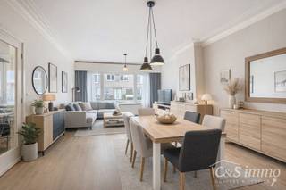 Dans un charmant petit immeuble situé dans une impasse, à deux pas du parc verdoyant Bisschoppenhofpark, vous trouverez cet appartement prêt à emménager au rez-de-chaussée. Son emplacement calme, sa luminosité et ses finitions modernes en font un logement idéal pour ceux qui recherchent confort et tranquillité.<br />Hall d'entrée spacieux (environ 9 m²) avec sol carrelé facile d'entretien. Le salon lumineux (environ 29 m²) à l'avant offre une belle vue dégagée. La chambre principale (environ 16 m²) située à l'arrière et une deuxième chambre (environ 6 m²) à l'avant sont idéales comme chambre d'enfant, bureau ou salle de loisirs. La cuisine rénovée (environ 9 m²) est située à l'arrière et donne accès au grand jardin (environ 68 m²), où vous pourrez profiter du soleil matinal. La salle de bains est équipée d'une douche, d'un lavabo et de toilettes. L'appartement dispose d'un EPC C. <br />Petit immeuble. Chaudière collective à condensation au gaz. Cave privée. Proche de toutes les voies d'accès. Score P et G : C.