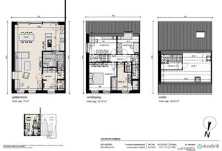<span>Lot 43 is een halfopen bebouwing in de klassieke stijl. GELIJKVLOERS : inkom, wc, zeer ruime living (35 m²) met open keuken en ruime berging. EERSTE VERDIEPING: 3 ruime slaapkamers, aparte wc, badkamer ingericht met ligbad, inloopdouche en badkamermeubel met dubbele lavabo, 2de vaste trap naar de zolder. Ruime zolder (30m²) die diverse mogelijkheden biedt : 4de slaapkamer, hobbyruimte of bureaugedeelte. Deze woning ligt in een nieuw woonproject zonder doorgaand verkeer. Op fietsafstand van het station van Lichtervelde, vlotte verbinding naar Torhout en Roeselare en nabij de oprit van de E403. De woningen in deze verkaveling worden aangeboden met ingerichte badkamer, bevloering en keuken. Energieneutrale woning (E -22) door doorgedreven isolatiepakket, ventilatiesysteem D, zonnepanelen, vloerverwarming en warmtepomp. Prijs excl. btw en kosten. Download de brochure op https://durabrik.immo/lichtervelde-leysafortstraat  Bij Durabrik ben je zeker van een vaste prijs. Geen budgettaire verrassingen dus tijdens je bouwtraject. Heb je vragen? Contacteer dan je bouwadviseur via 09/280.60.60. of mail naar info@durabrik.be. Inspiratie opdoen? Bezoek onze kijkwoning in Roeselare. * Beelden en oppervlaktes zijn indicatief.</span><br /> 