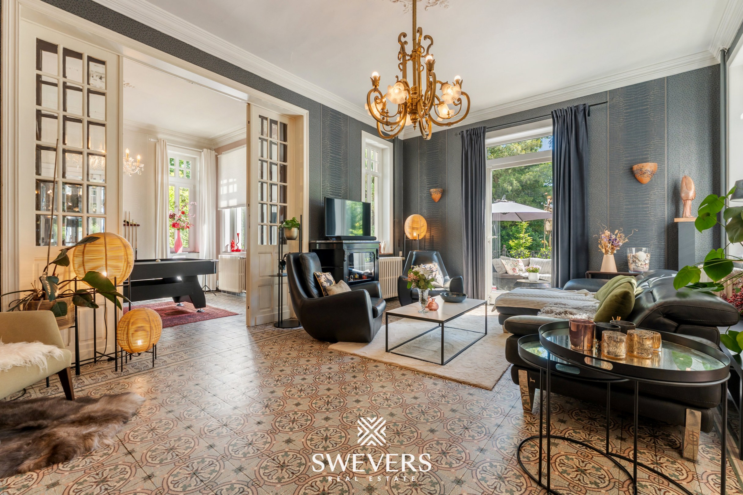 Belle-Epoque parel met 5 slpk in een park op 6.931m² - foto 5
