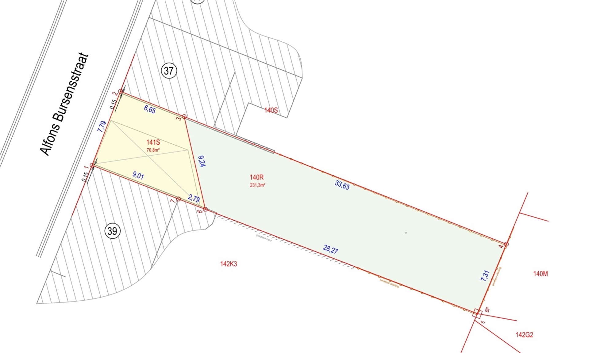 Bouwgrond een- of tweegezinswoning in het centrum - foto 2