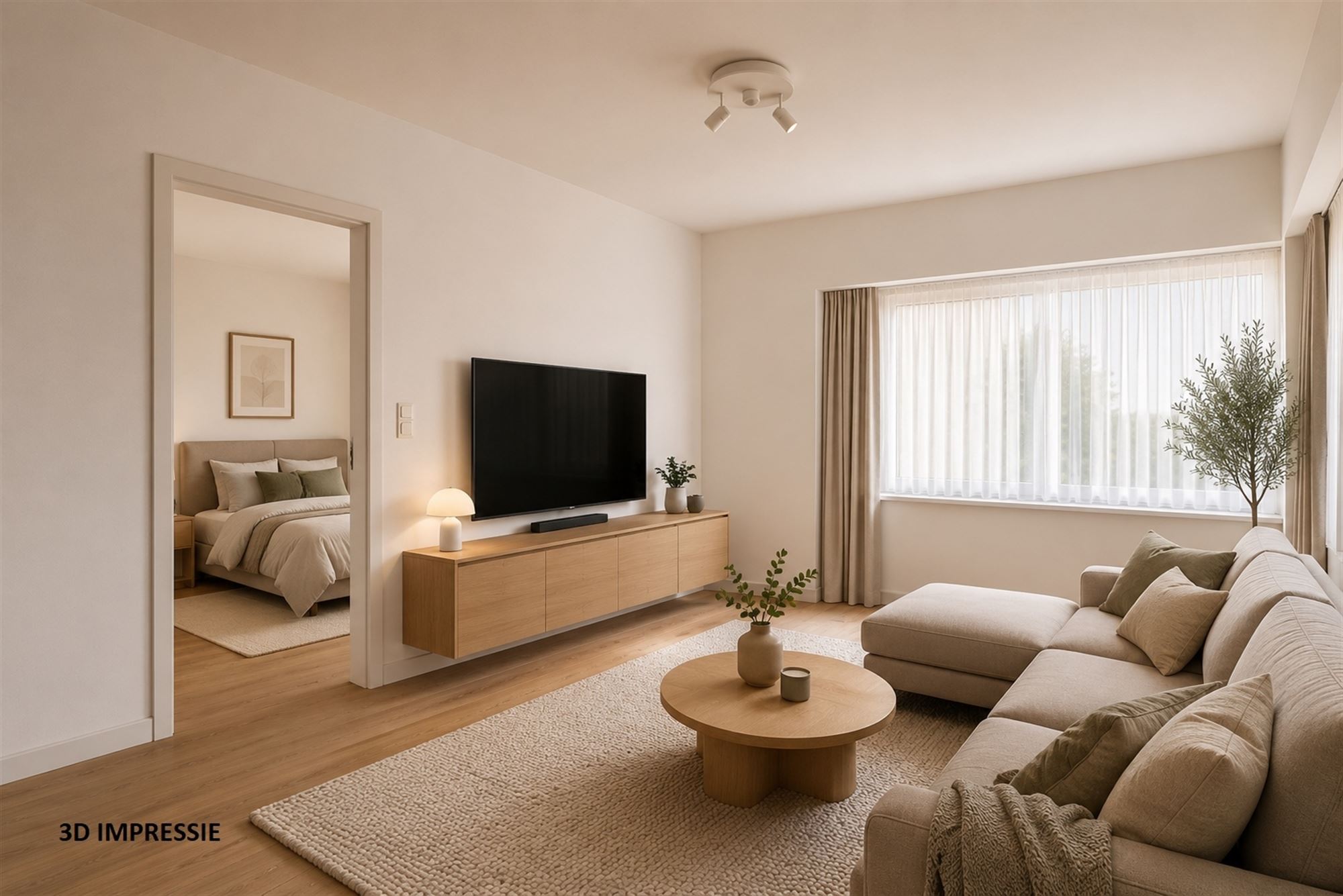 Grondig te renoveren, gelijkvloerse woning te Beerzel. - foto 3