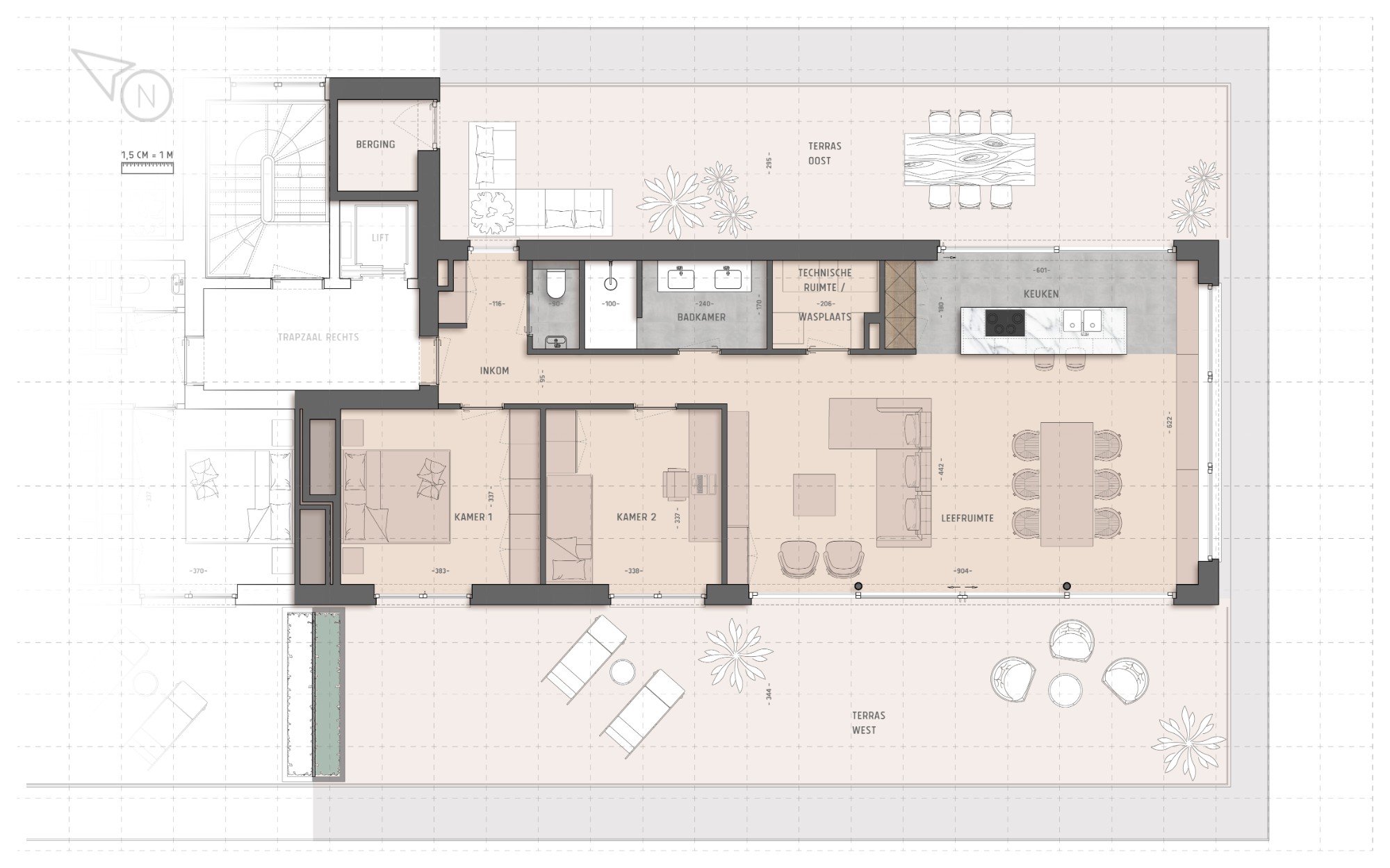 Appartement à vendre à Saint-Nicolas avec 2 chambres - photo 4