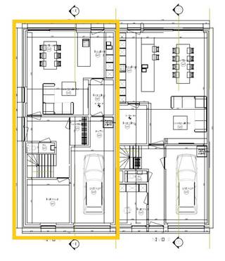 <p><strong>Hedendaagse halfopen bebouwing in Nijlen</strong></p>
<p>In een rustige en kindvriendelijke omgeving in Nijlen worden twee stijlvolle halfopen nieuwbouwwoningen opgericht, met oplevering voorzien in <strong>september 2026</strong>. Deze energiezuinige woningen combineren een doordachte indeling met een hedendaagse architectuur en kwalitatieve afwerking.</p>
<p><strong>Indeling gelijkvloers</strong></p>
<ul>
<ul>
<li><strong>Inkomhal</strong> met gastentoilet</li>
<li><strong>Ruime leefruimte</strong> met veel lichtinval en een <strong>open, volledig ingerichte keuken</strong></li>
<li><strong>Aansluitende berging</strong> voor extra comfort en opbergruimte</li>
<li><strong>Apart bureau</strong> dat ook kan dienen als gelijkvloerse slaapkamer</li>
<li><strong>Inpandige garage</strong></li>
</ul>
</ul>
<p><strong>Verdieping</strong></p>
<ul>
<ul>
<li><strong>Drie slaapkamers</strong></li>
<li><strong>Badkamer</strong> uitgerust met dubbele wastafel, ligbad en douche</li>
<li><strong>Apart toilet</strong> op de nachthal</li>
</ul>
</ul>
<p><strong>Extra ruimte</strong></p>
<p>Via een <strong>vaste trap</strong> is de zolder bereikbaar, waar een <strong>vierde slaapkamer</strong> of een gezellige speelruimte voor de kinderen mogelijk is.</p>
<p><strong>Troeven</strong></p>
<ul>
<li>
<ul>
<li>
<ul>
<li>Hedendaagse architectuur en kwalitatieve materialen</li>
<li>Energiezuinig en toekomstgericht bouwen</li>
<li>Mogelijkheid tot aankoop aan <strong>6% BTW</strong> (onder voorwaarden)</li>
<li>Rustige ligging in combinatie met vlotte bereikbaarheid<br /><br />Te koop voor 449.000€ excl. kosten (145.000€ grondaandeel - 304.000€ constructie<br /><br />Stedenbouwkundige inlichtingen in aanvraag. <br /><br />Lastenboek op aanvraag.</li>
</ul>
</li>
</ul>
</li>
</ul>