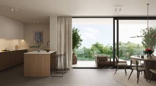 <p><span>Woonproject Pullaire biedt een harmonieuze mix van twaalf appartementen en twaalf woningen, omgeven door een rustgevend groen binnengebied. In Pullaire staat rustig en groen wonen centraal, met het gezellige Ruisbroek binnen handbereik en door een gunstige ligging aan de grotere verbindingswegen, staat u via A12 en N16 zo in Mechelen, Antwerpen of Brussel. Door het gebruik van duurzame technieken heeft elke woonunit een E-peil dat minder of gelijk is aan E10.</span></p><p><span> </span></p><p><span>Appartement 11 / 2.03, gelegen op de tweede verdieping (94,03m²)</span><span> met zuid-gericht terras van 12m², voorzien van een inkomhal, wc, wasplaats, badkamer met wastafel en douche, 2 slaapkamers (4,05m x 3,19m; 4,05m x 2,3m), leefruimte (5,47m x 4,52m), keuken (4,44m x 2,7m) aansluitend op terras en zicht op groen binnengebied. Kies je gepersonaliseerde afwerking volgens de ruime budgetten in het lastenboek.</span></p><p><span> </span></p><p><span>De ondergrondse parkeerplaatsen voor je wagen en fietsen, zorgen voor een autovrij woonerf, waar bewoners in alle rust kunnen vertoeven.</span></p><p><span>UPDATE : De bouwwerken zijn gestart</span></p><p><span> </span></p><p><span> </span></p>