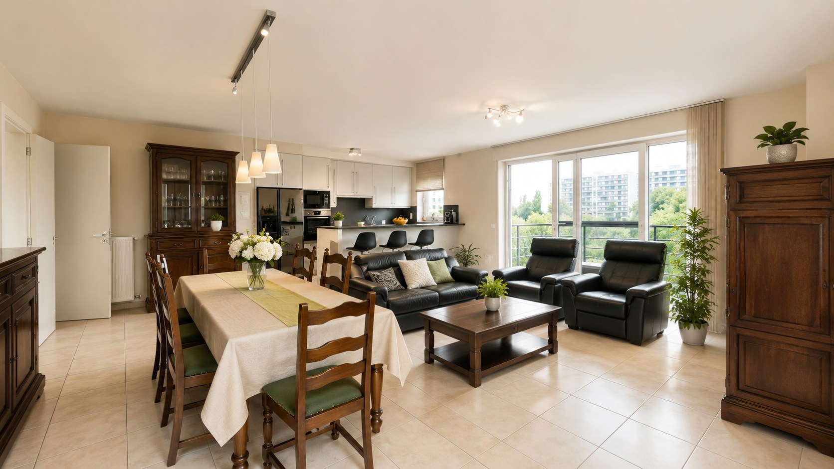 Exclusief appartement van ca. 142 m² met 3 slaapkamers, terras, autostaanplaats en uniek zicht op de Buylaers - foto 5