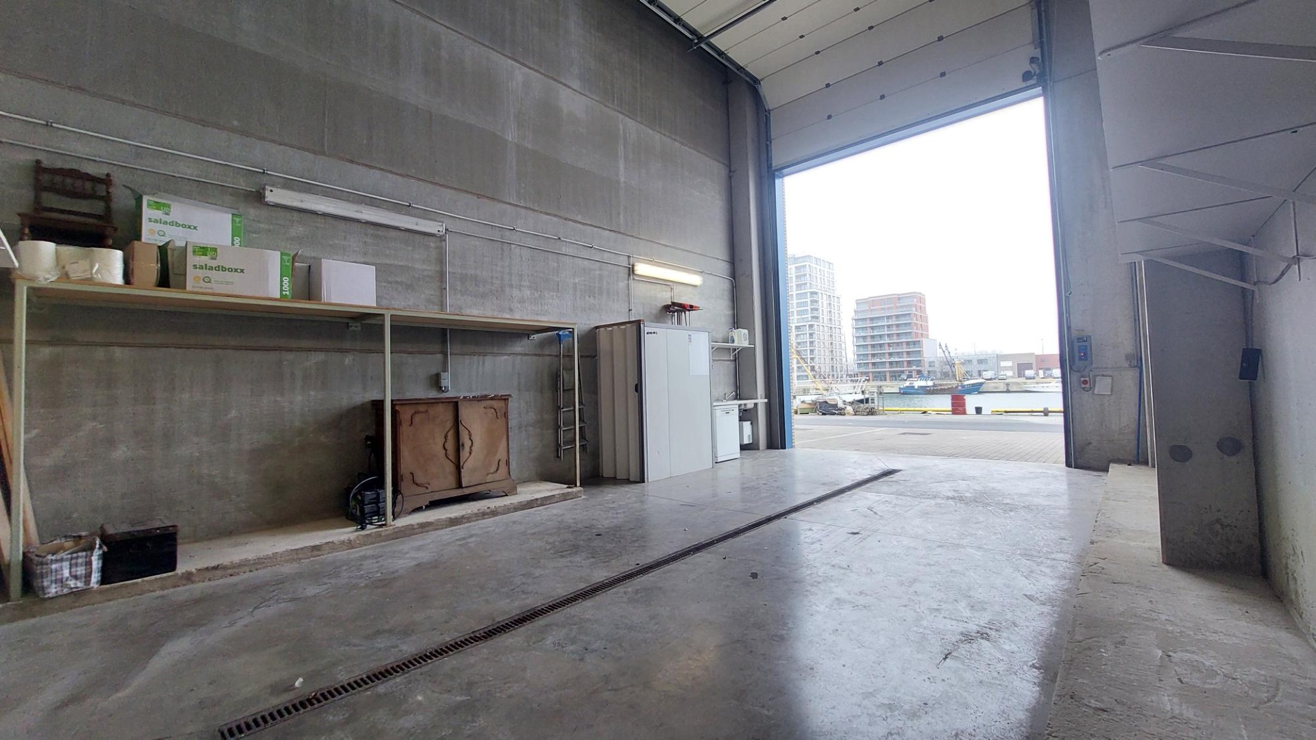 Loods / Opslagruimte / Pakhuis te huur aan de Vismijn te Oostende - foto 4