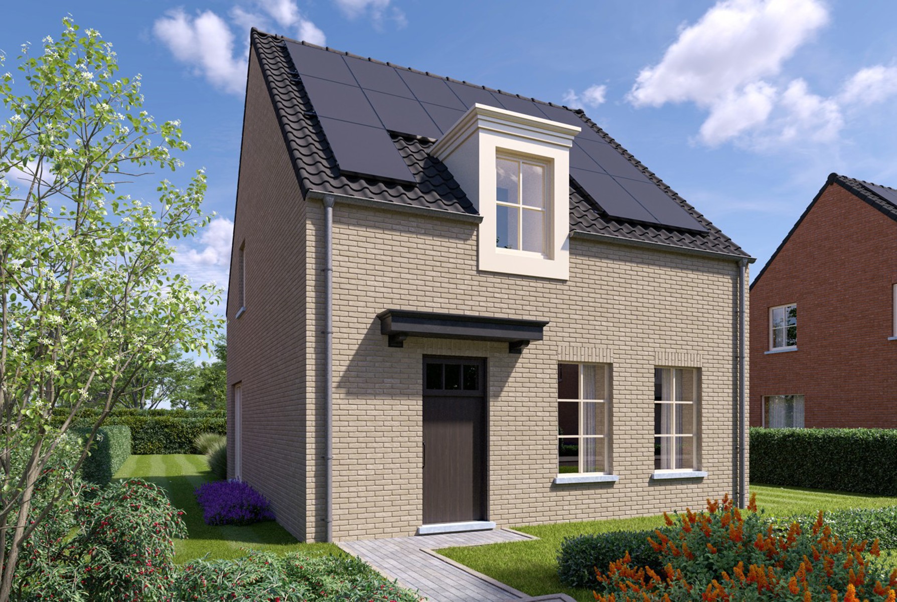 Vrijstaand huis (3slk) met NO terras, tuin & carport - foto 1