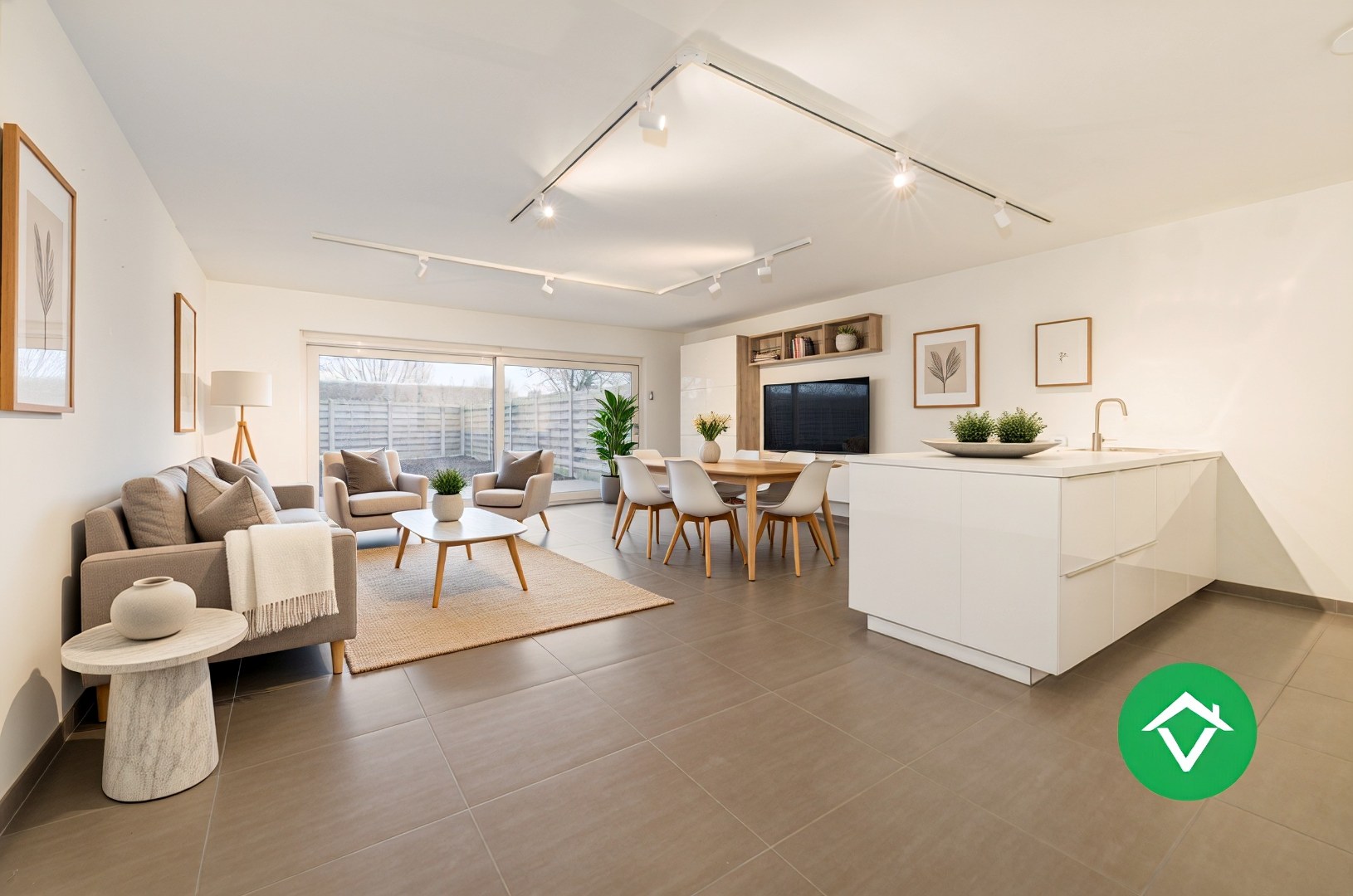 Instapklare energiezuinige woning (2018) met garage en tuin in Zevekote - foto 3