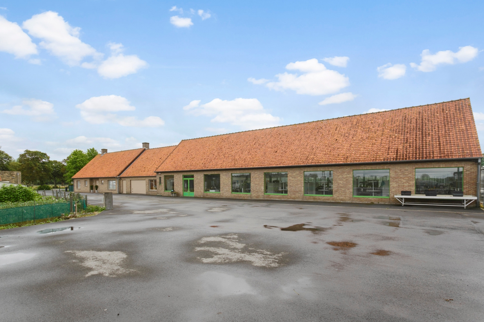 Bedrijfsgebouwen, serres en woonst in uitstekende staat - foto 5