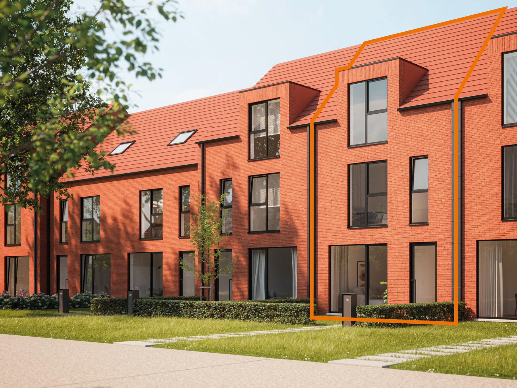 Lot 70 Gezinswoning met 3 slaapkamers en private carport - foto 1